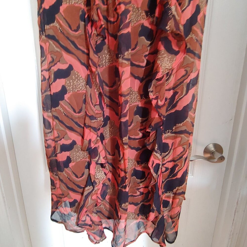 Cleobella Paige Midi Dress | Canyon Multi Ruffle Small / missing the sash - Picture 10 of 13